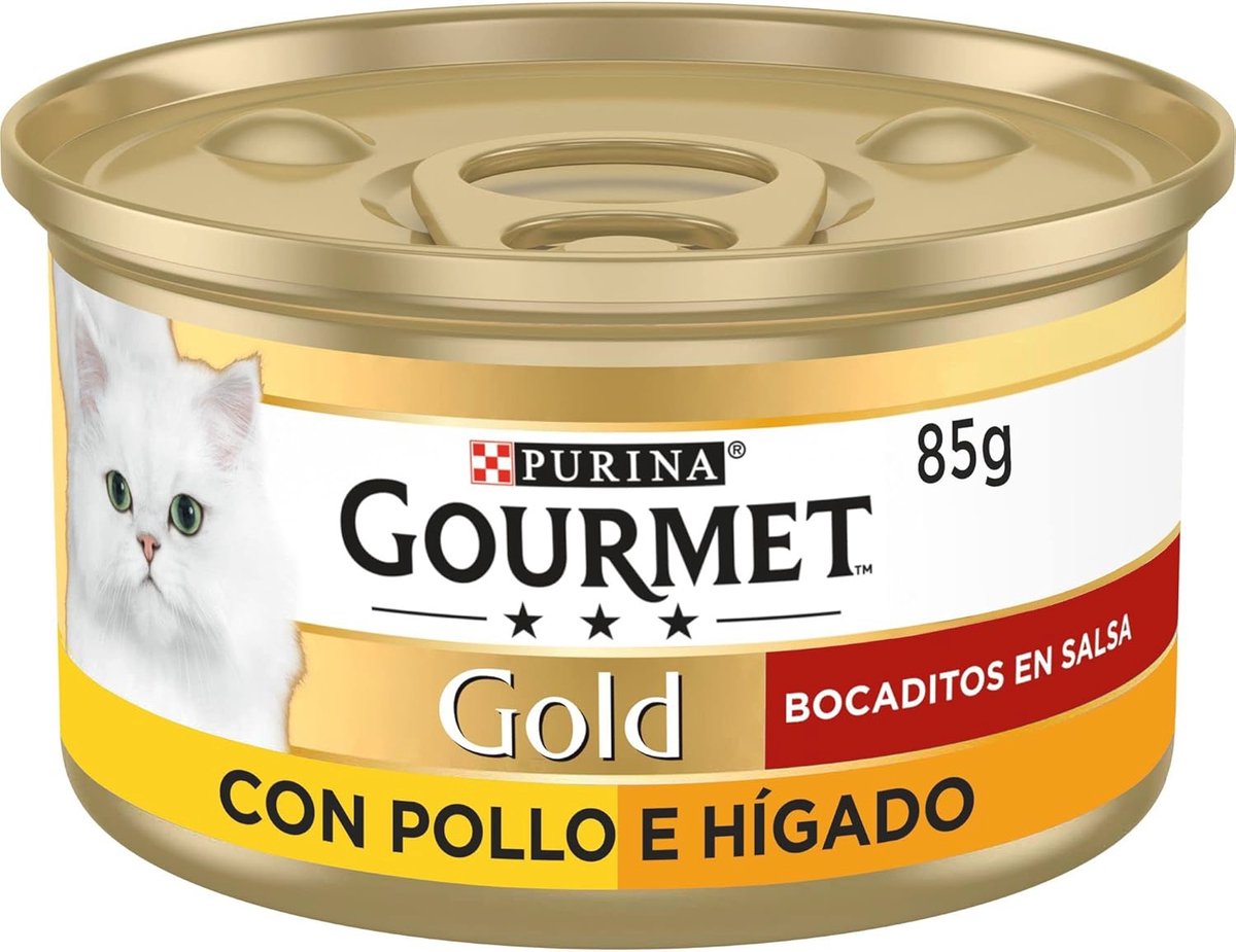 Kippenballetjes met saus en vijg – Kattenvoer voor de fijnproever – 24 x 85 g