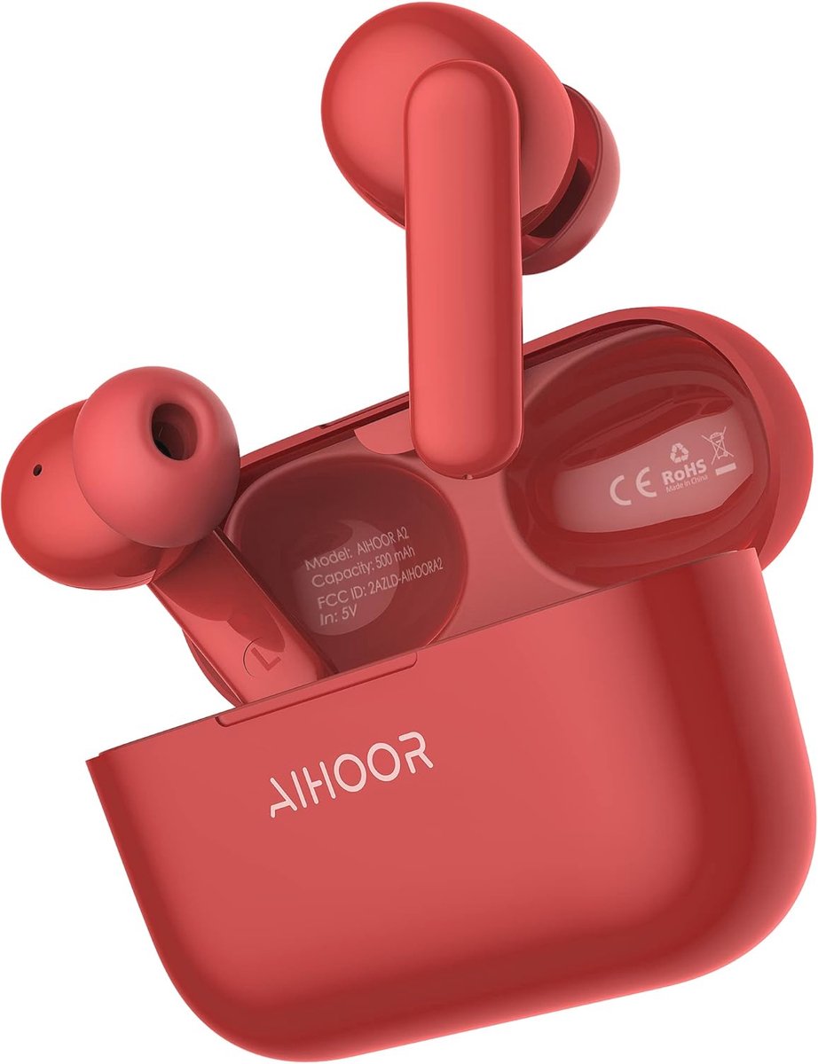 Bol.com Draadloze Oordopjes met Bluetooth 5.0 en Diepe Bas voor iOS en Android aanbieding