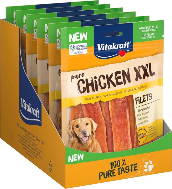 Vitakraft CHICKEN XXL Filets de poulet pour chien : pas cher