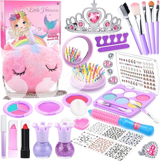 Echte wasbare speel-make-upset voor prinsessen - kindermake-upset voor meisjes - niet