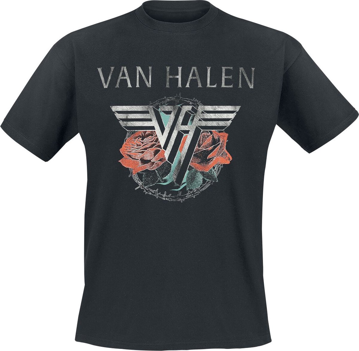 Van Halen Tour 1984 Heren T-shirt - zwart - 3XL