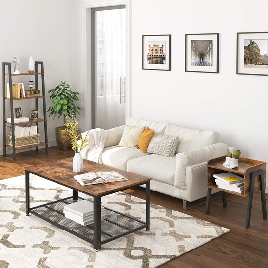 Songmics LET54X Salontafel - 35 x 35 x 18 cm - Zwart | WONEN (OVERIG