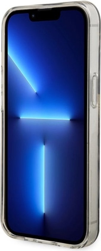 Coque Arrière Guess Golden Marble MagSafe Compatible - Apple iPhone 14 Plus (6.7") - Zwart