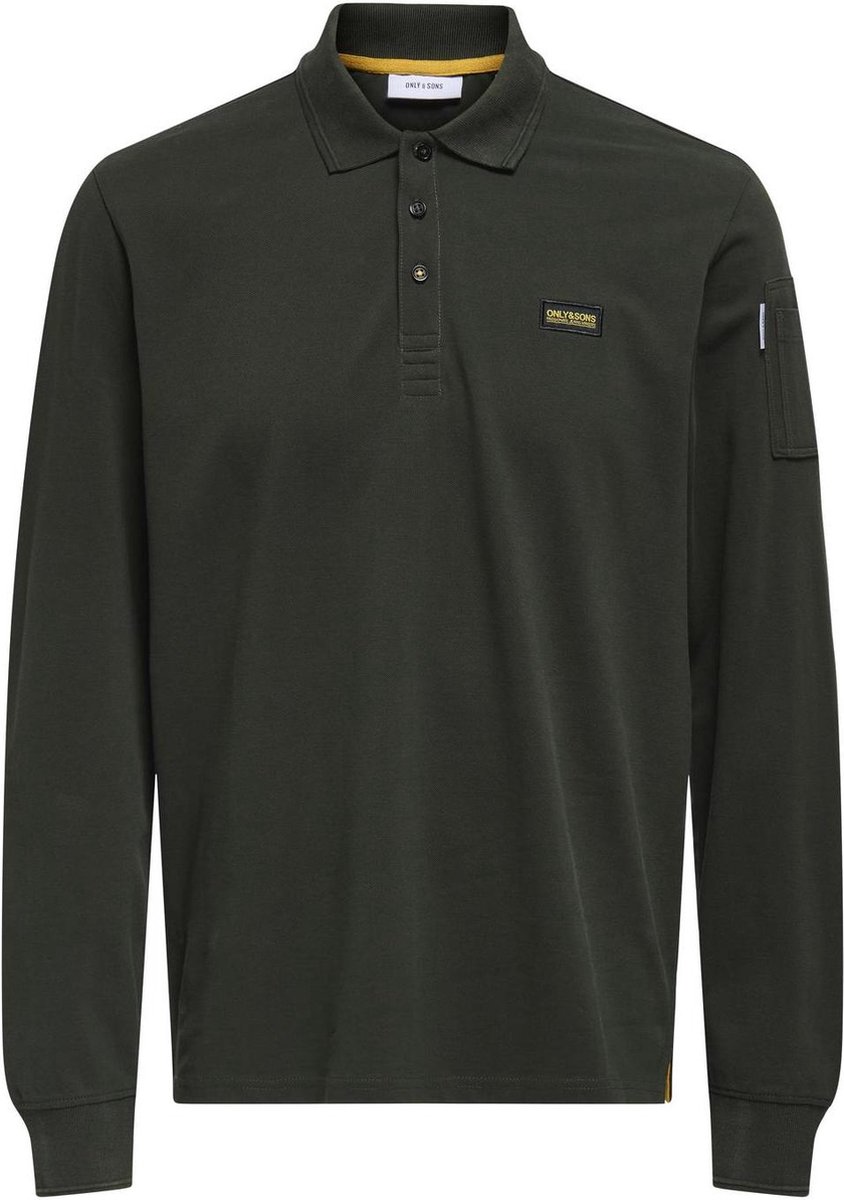 ONLY & SONS ONSDEVON REG LS POLO CS Heren Poloshirt - Maat M