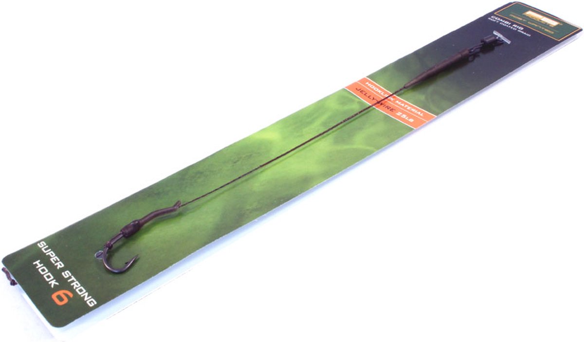 PB Products - Barbless Combi Rig Soft Coated - Karper onderlijn - Maat 6