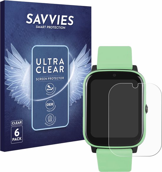 Savvies - Screenprotector voor One2Track Connect NEXT - Folie Beschermfolie transparant (6 Stuks)