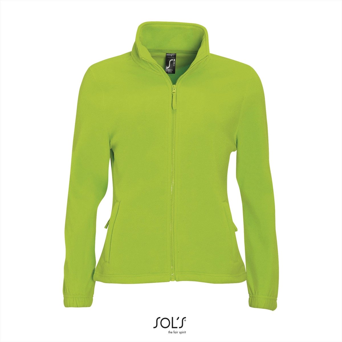 SOL’ Women´ Fleece Jacket North L745 Lime Groen