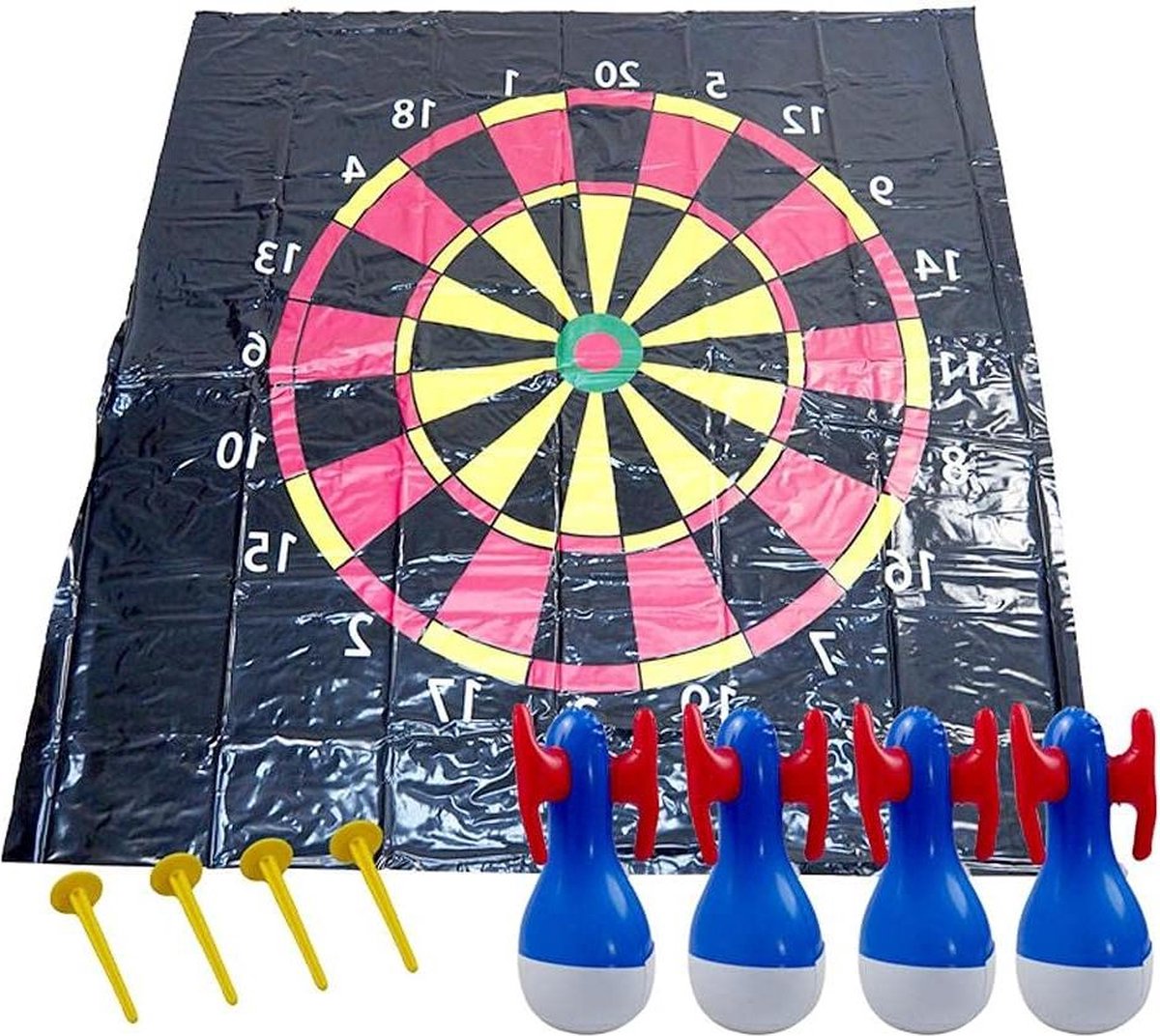 Opblaasbaar PVC dartbord voor kinderen - outdoor werpspel voor familie zomerspellen camping
