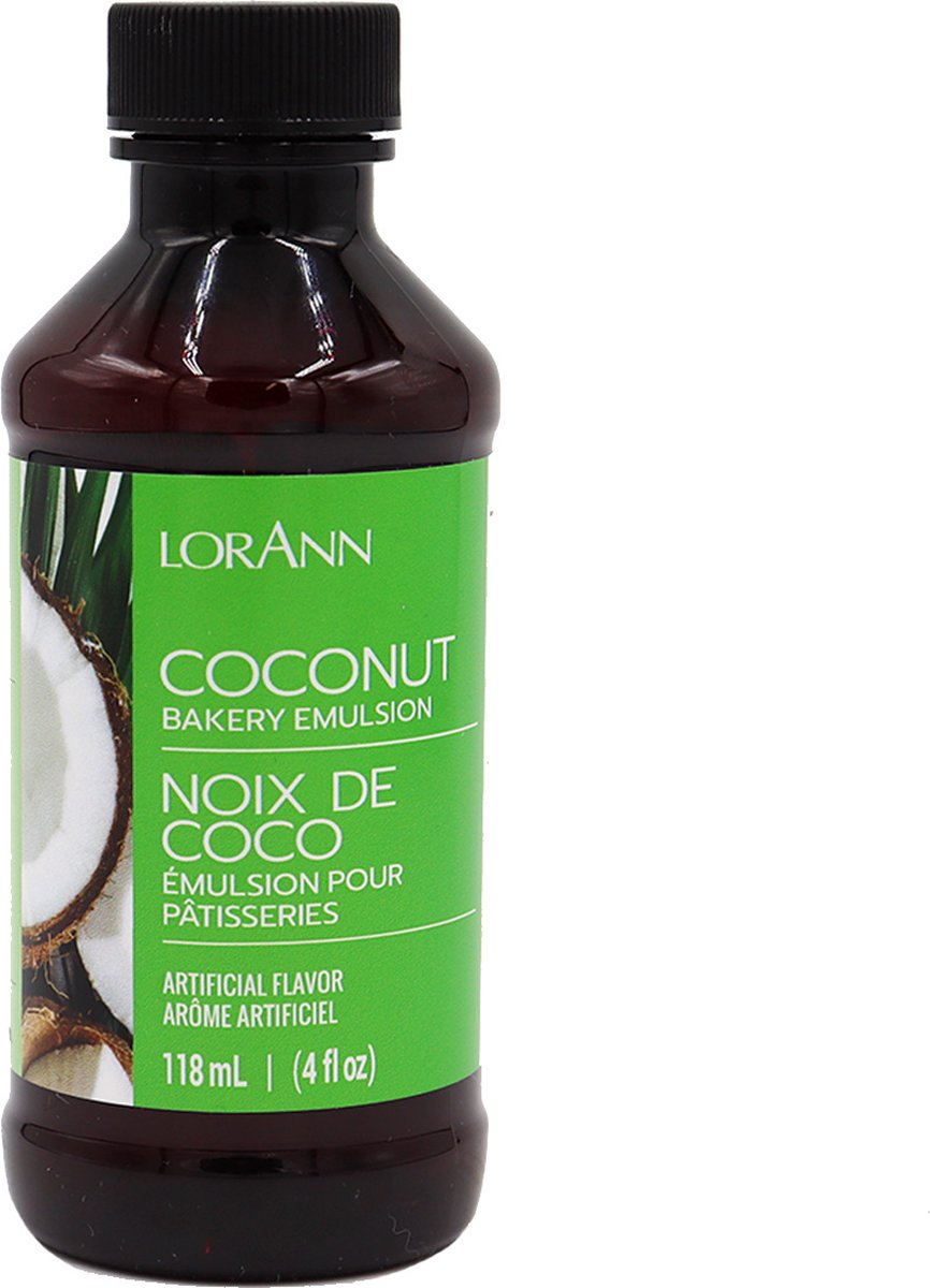 LorAnn Bakery Emulsion - Coconut - 118 ml - Geconcentreerde Extracten - Smaakstof - Aroma