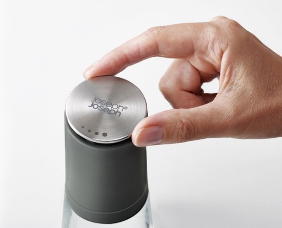 Joseph Joseph Duo Opal - Moulin à sel et à poivre No déversement - Polypropylène - Argent