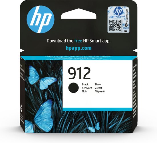 HP 912 - Inktcartridge - Origineel - Standaard capaciteit - Zwart