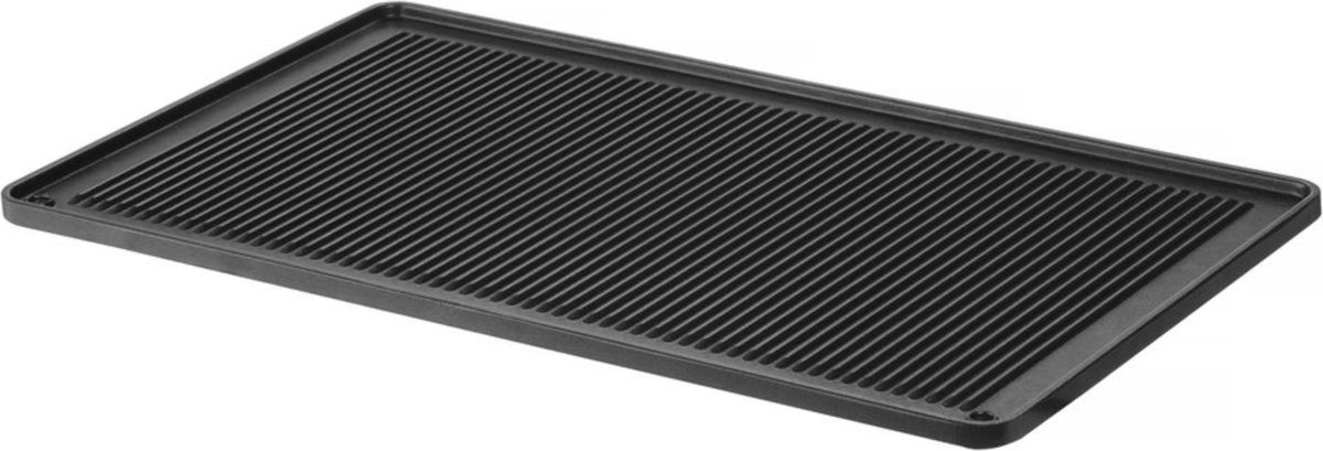 HENDI Geribbelde grillplaat – PTFE-coating – 530x325 mm – Ovenbestendig tot 200°C