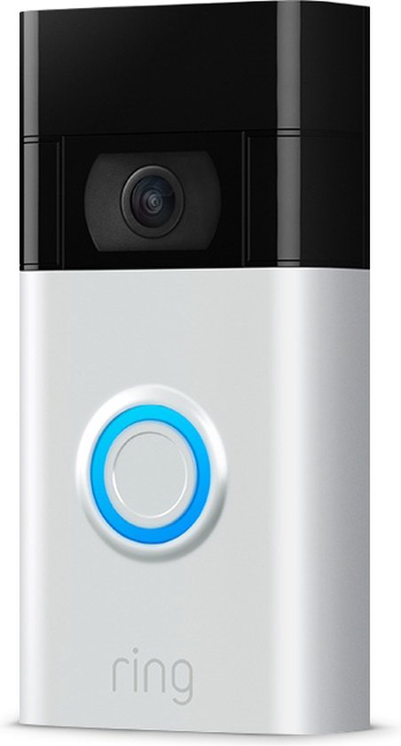 Ring Battery Video Doorbell - ingebouwde oplaadbare batterij - Zilver