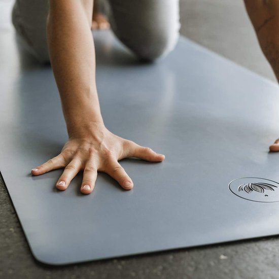 Yogamat rubber-eco PU ultra antislip 5mm - voor alle handen
