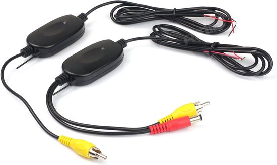 Draadloze Videozender En Ontvanger Set Voor Auto Achteruitkijkcamera Monitorontvanger Cam Dvd Gps Autoradio Speler Module Adapter Trigger