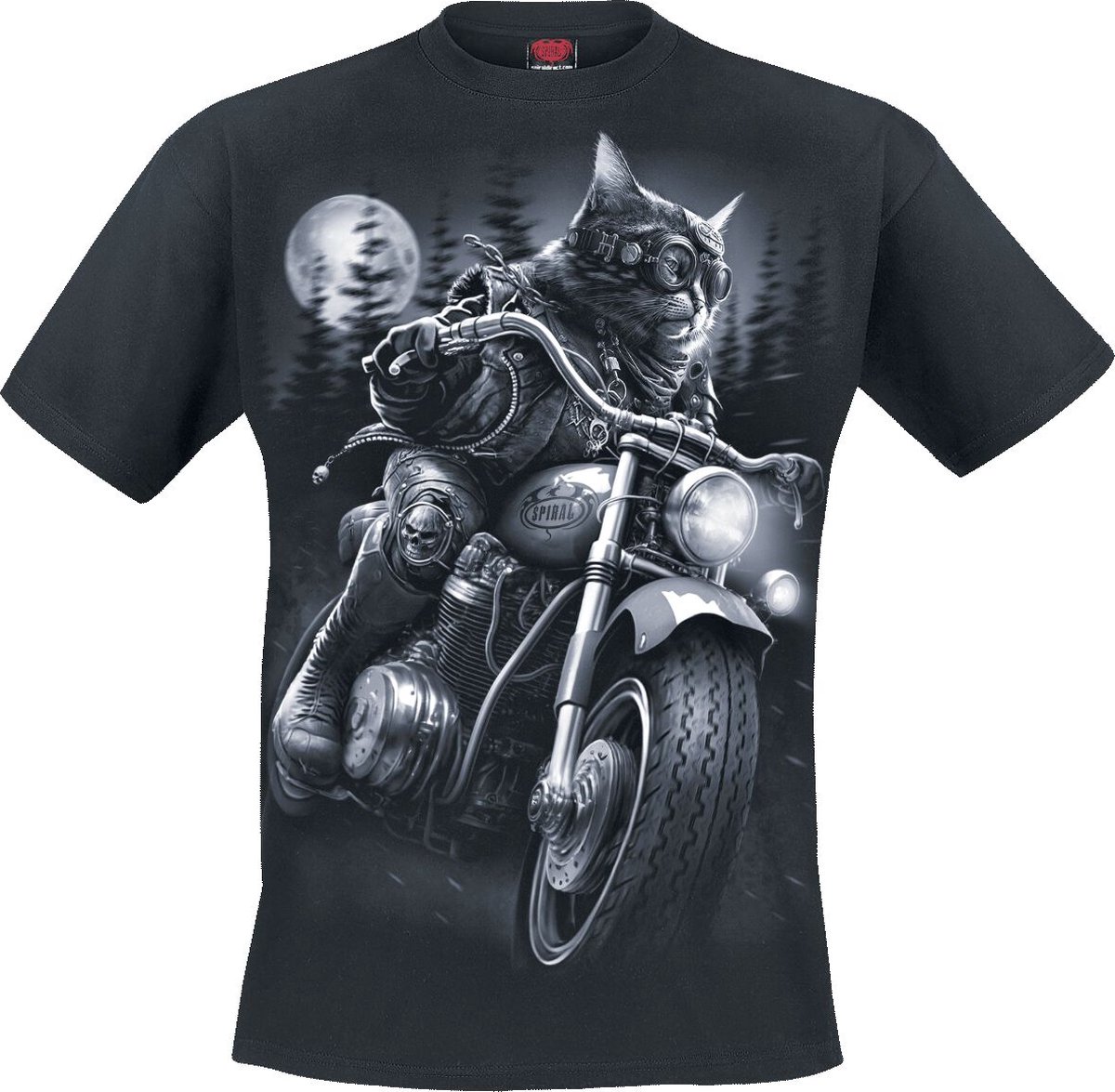 Spiral Nine Lives Heren T-shirt - zwart - XL