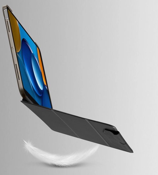 ESR Ascend Trifold Book Case Convient pour Apple iPad Air (2020/2022/2024) - Book Case réglable avec fonction Sleep/réveil - Housse avec porte-stylo - Zwart