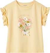 Vertbaudet T-shirt à motif irisé fille manches courtes volantées