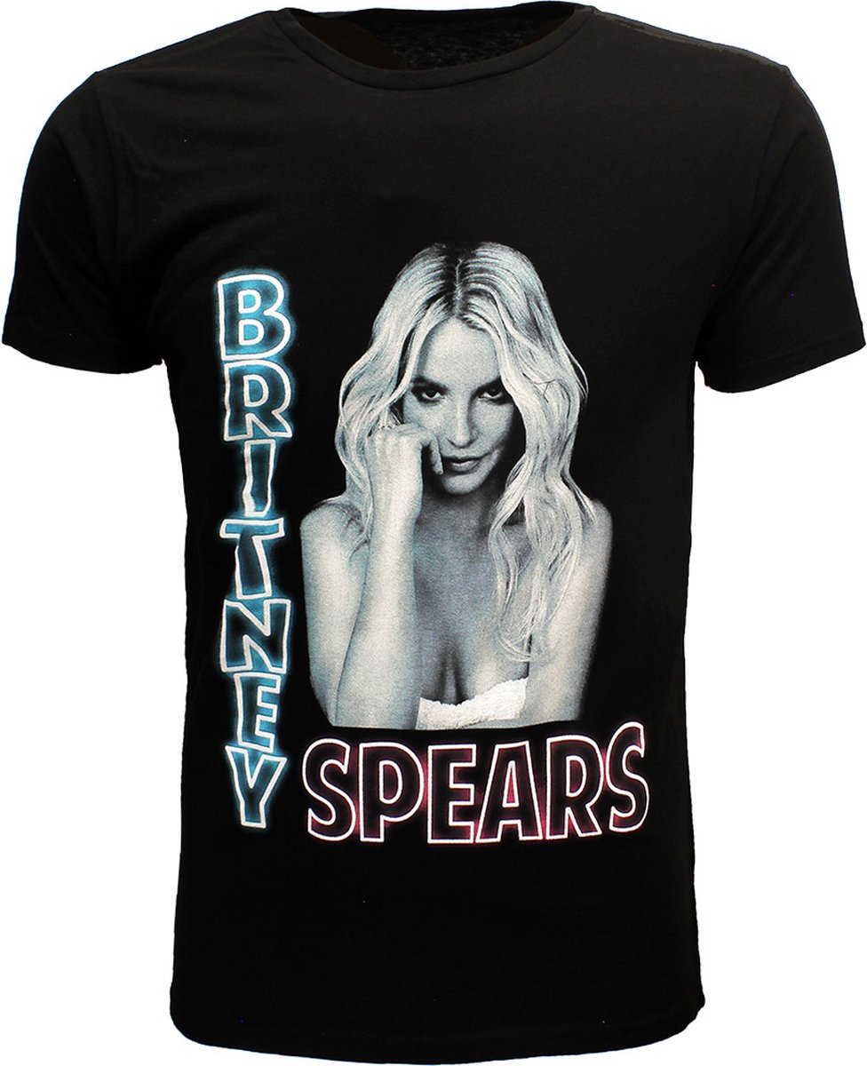 Britney Spears Neon Light T-Shirt - Officiële Merchandise - L