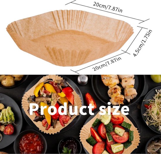 Webake Airfryer Siliconen Mand Instant Pot 20 cm Ronde Vervanging Webake Airfryer Siliconen Mand Instant Pot 20 cm Ronde Vervanging