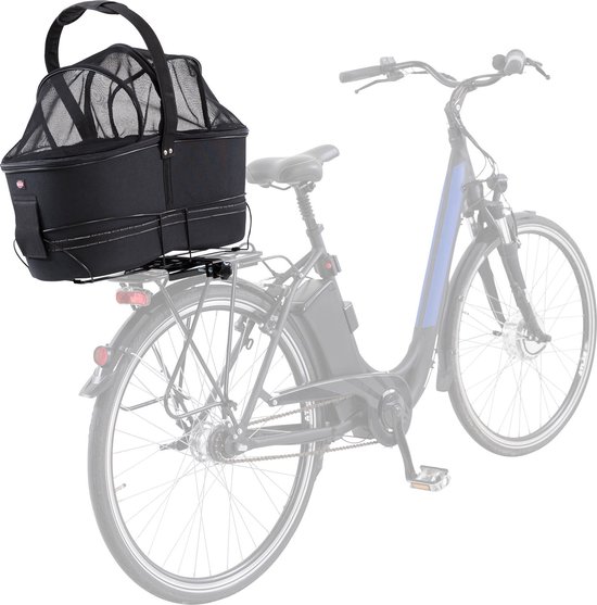 Trixie - Fietsmand Bagagedrager - Breed - Zwart - 60X29X49 cm van Trixie — afbeelding 3