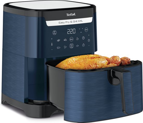 Tefal Easy Fry & Grill EY8014 Airfryer 6,5L Blauw - Tefal - €75,00