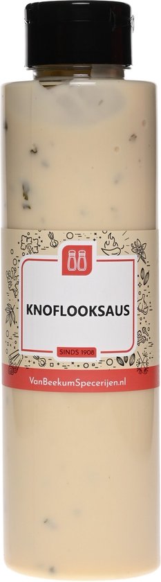 Van Beekum Specerijen - Knoflooksaus - Knijpfles 500 ml