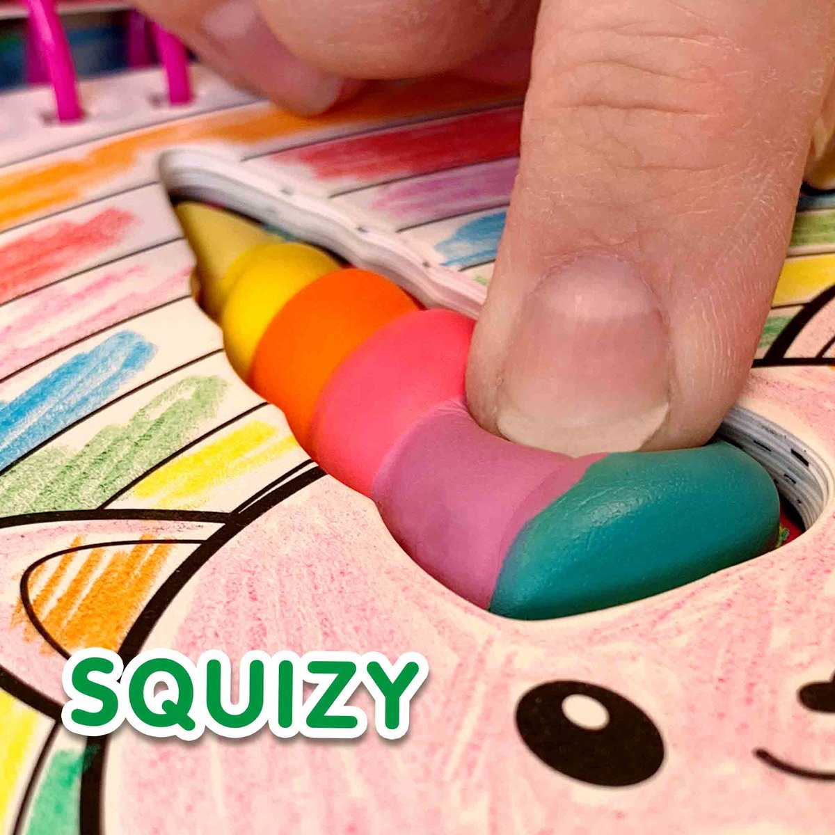 SES Creative - Unicorn Kleurboek - met 40 stickers - unicorn speelgoed – Eenhoorn – kleuren en tekenen - rainbow — afbeelding 7