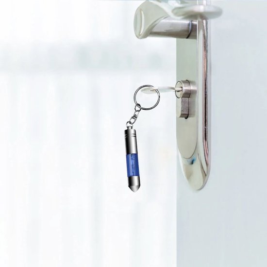 Antistatische Sleutelhanger I Anti Schock I Anti Elektrische Schokken I Kogel Model I Ontlading Statische Elektriciteit I RVS I Rood