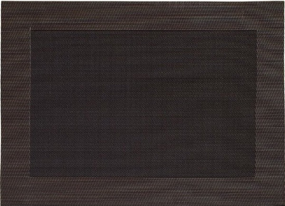 Tafel Placemats - 4x stuks - bruin - gevlochten - 45 x 30 cm - onderleggers