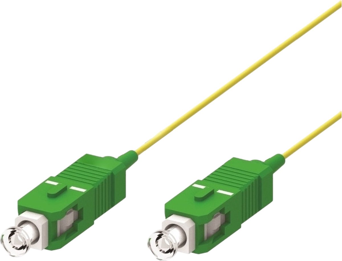 WP WPC-FP0-S9SCASCA-010 InfiniBand en Glasvezelkabel 1 m SC I-VH Groen, Geel