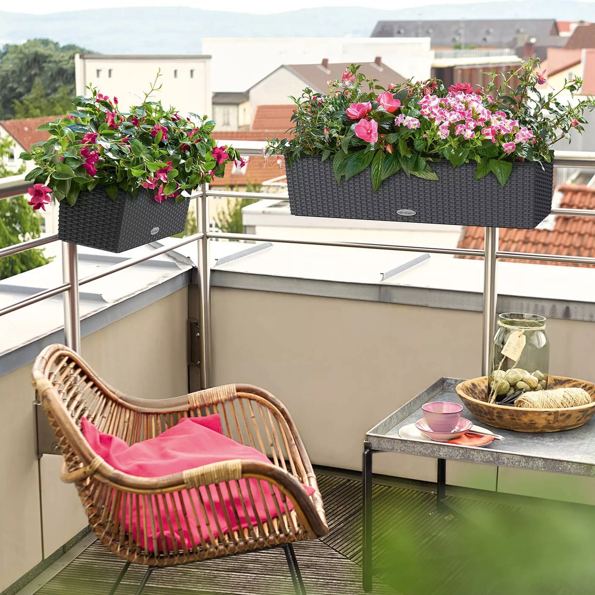 Lechuza Balconera Cottage 50 - Planter - with removable inner pot