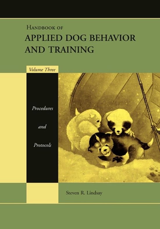 Handbook of Applied Dog Behavior and Training 3 - Handbook o ... - cover