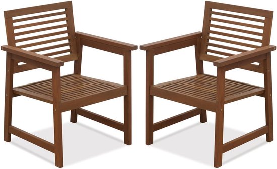 Furinno Tioman Outdoor Stuhl Set, Natur, 73 X 161.98 X 91.49 Cm