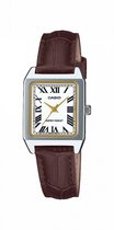 Bol.com Casio Casio Collection LTP-B150L-7B2EF Horloge - Leer - Bruin - Ø 23.5 mm aanbieding