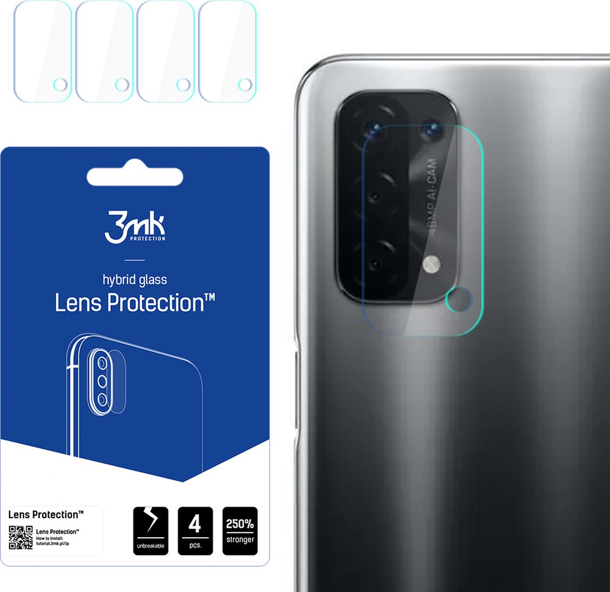 Oppo A74 5G/A54 5G - 3mk Lens Protection
