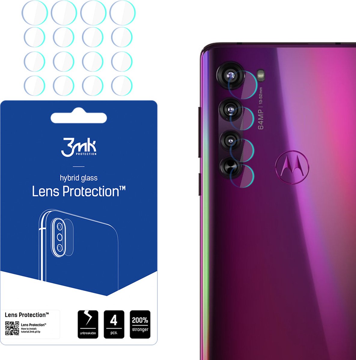 Motorola Edge 5G - 3mk Lens Protection