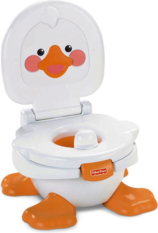 Fisher-Price P4326 Mijn Eerste Toiletpotjes En Toiletbril Met Muziek En Geluidseffecten Toilettrainer Voor Peuters Duits