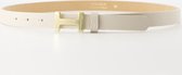 Teatro riem - Hera Small - genuine leer - Classic Grain - Riem met gesp - Beige - Goudkleurig - size 105