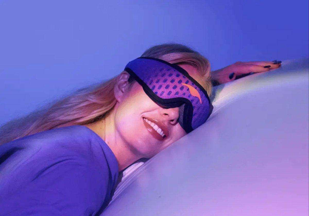 Manta Sleep Mask PRO - 100% verduisterend slaapmasker voor zijslapers, ademend en comfortabel voor slapen/reizen/dutjes/ploegendienst. Ventilerend & ultrazacht. — afbeelding 9