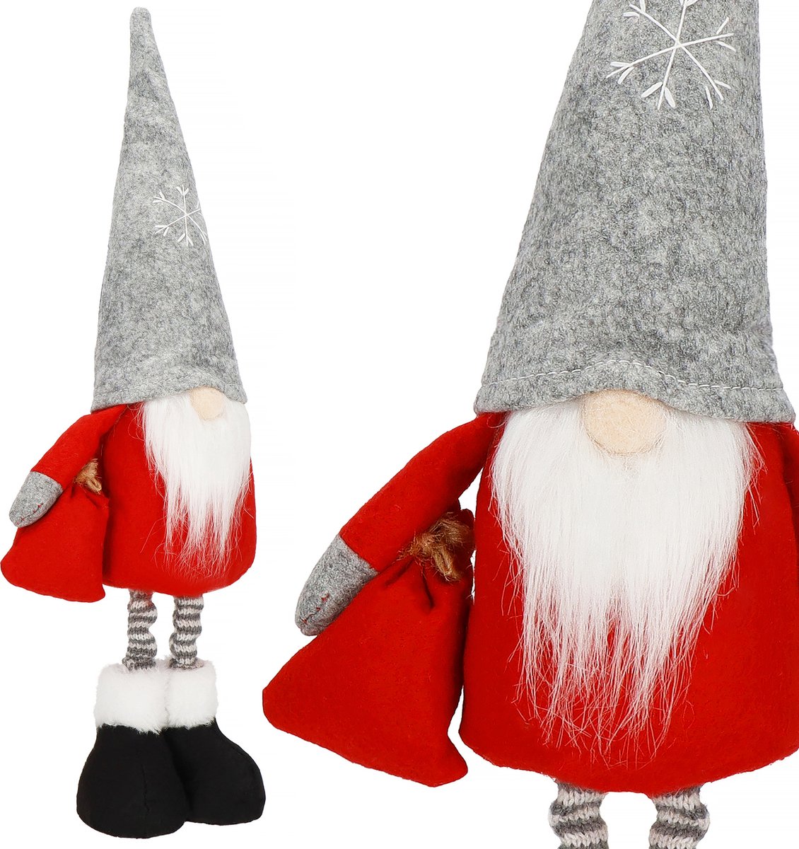Springos Kerstkabouter - Kerstdwerg - Kerstversiering - 42 cm