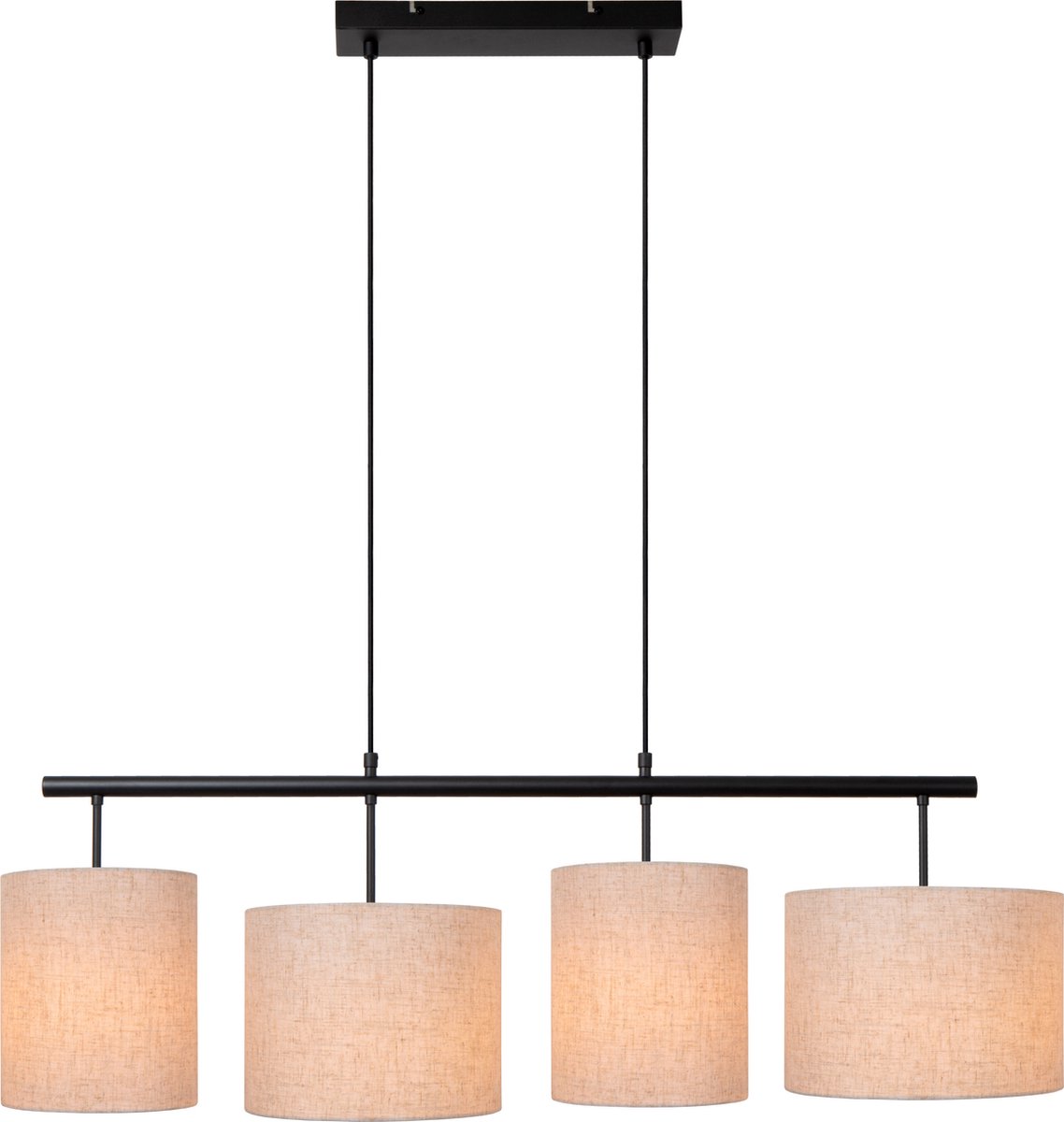 Lucide Hanglamp Maya Beige 4xe27