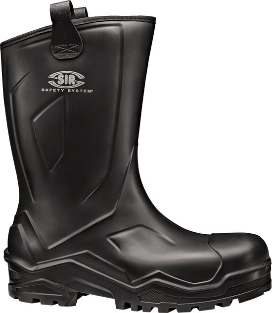 SIR SAFETY JUMBO Botte de sécurité pour homme, Zwart – Botte de sécurité antistatique – Embout composite – Semelle intercalaire résistante aux perforations