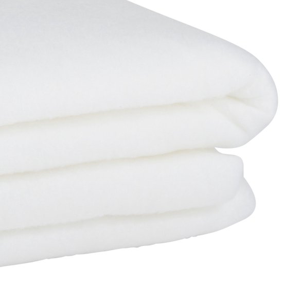 Couvertures de neige Articasa - 2x - blanc - 90 x 120 cm - polyester - tapis de neige - décorations de Noël - décoration de neige