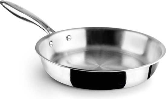 Ibili wok 30cm tri-ply - Inductie Geschikte Pannen