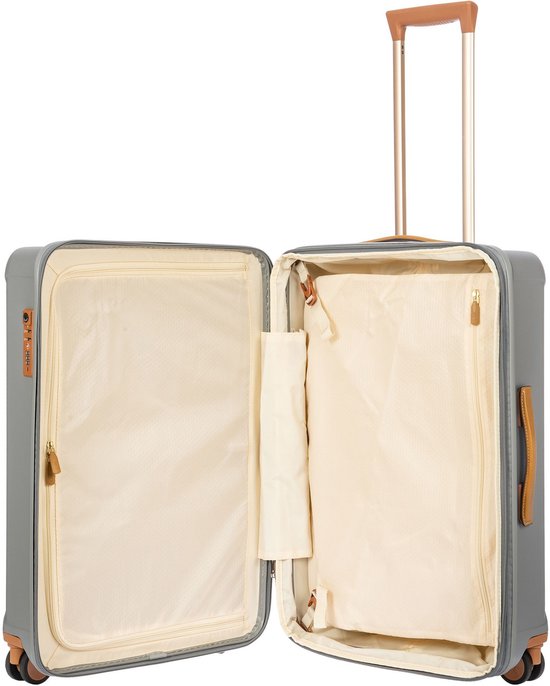 BRIC'S Valise Capri Trolley 69 cm / 83 - 90 L Expandable Silver Argenté