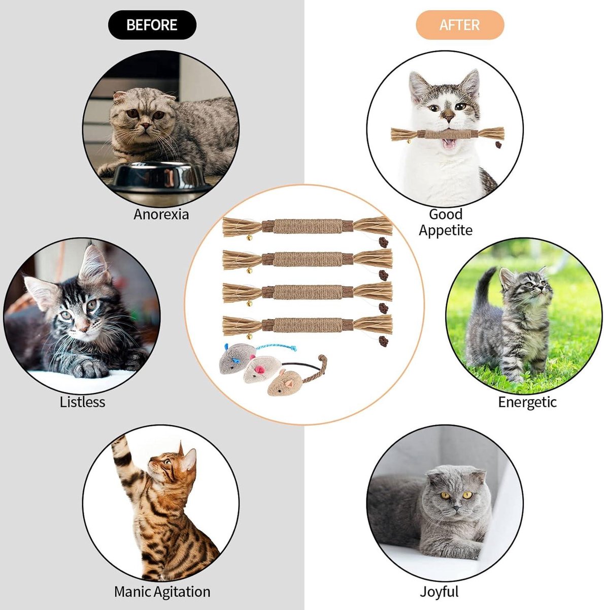 Trixie Matatabi Kauwstaven - Natuurlijk Speelplezier voor Je Kat