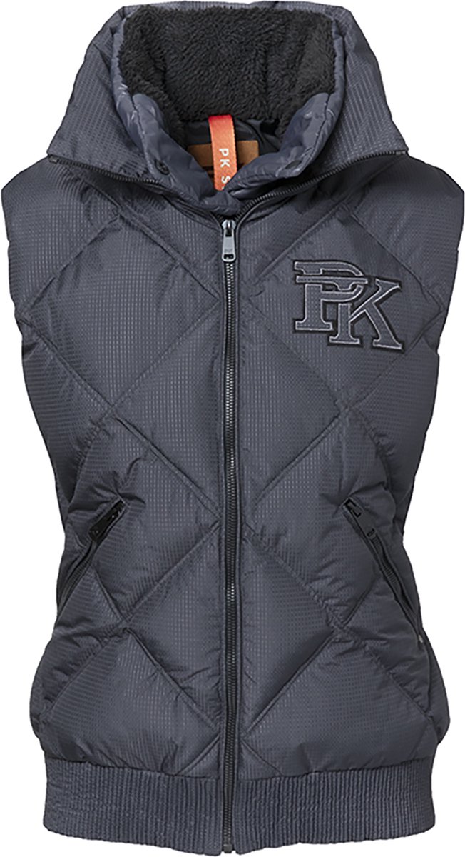 PK International Bodywarmer Dames Waterafstotend Ademend Mizar Grijsblauw /42 Zwart