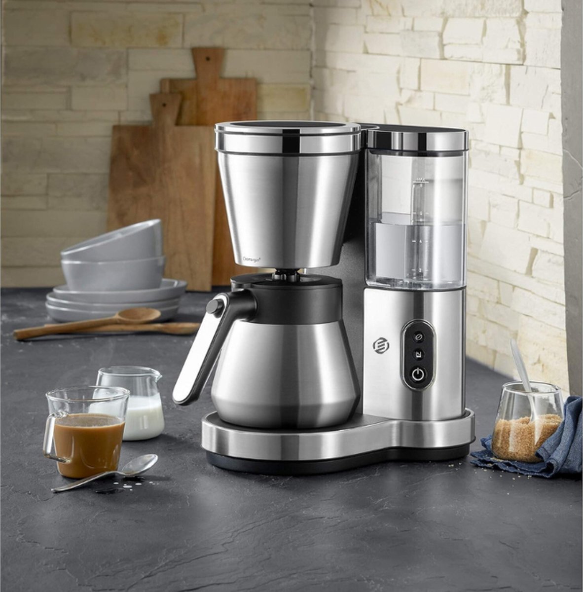 Equivera Koffiezetapparaat Met Thermoskan - Koffiezet - Koffiezetapparaat - Koffiezet Apparaat - Must Have Voor In Uw Keuken