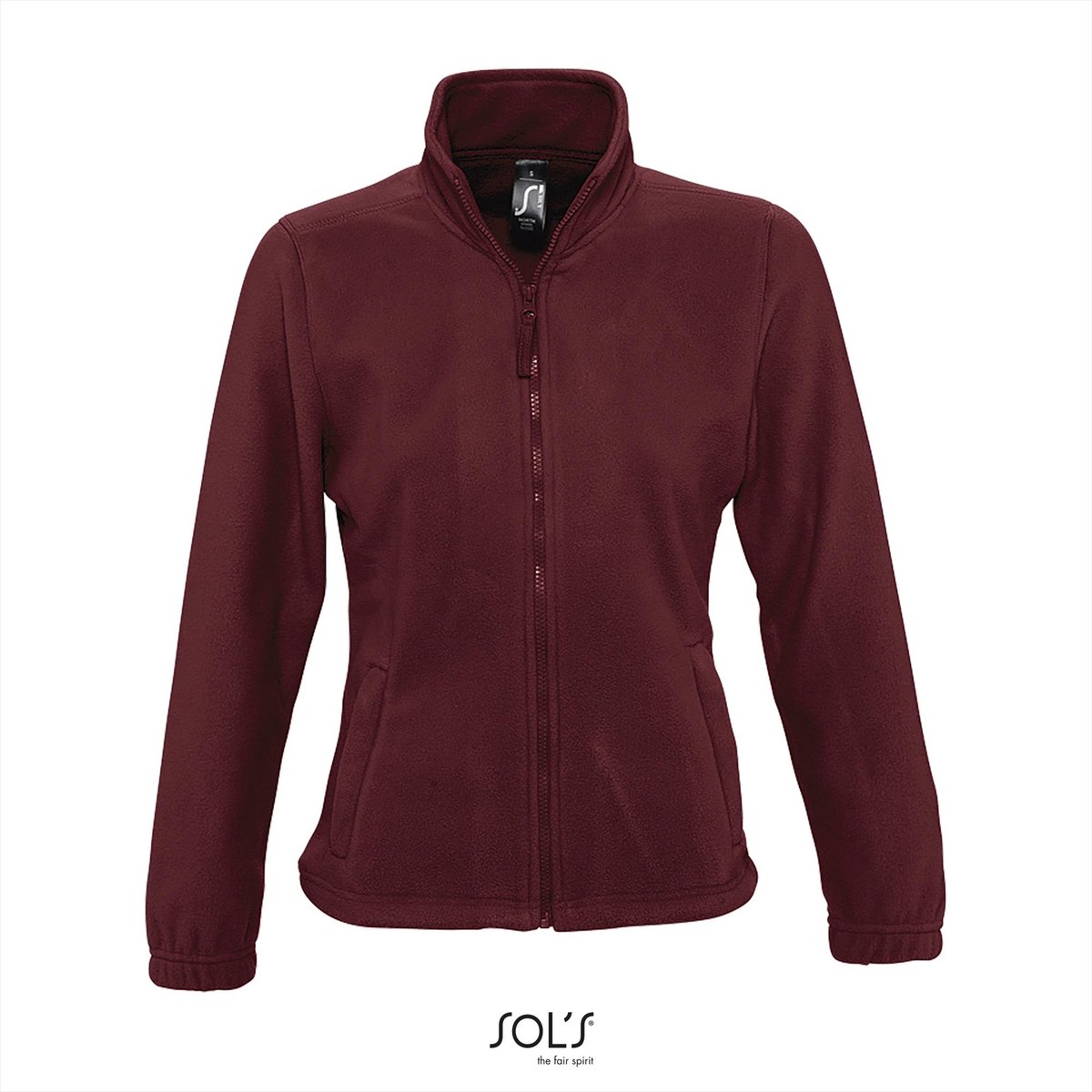SOL’ Women´ Fleece Jacket North L745 Burgundy Rood